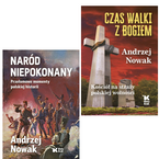 Zestaw dwóch książek "Naród niepokonany" + "Czas walki z Bogiem"