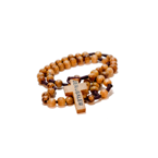 Różaniec z drewna oliwnego