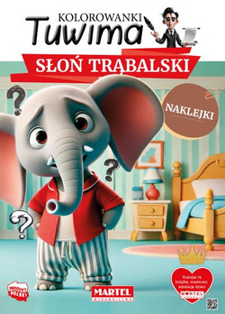 Słoń Trąbalski - kolorowanka z naklejkami Tuwima