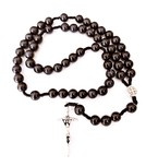 Różaniec z kamieni noc Kairu na sznurku