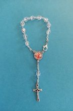 Różaniec samochodowy Św. Krzysztof (kryształkowy)