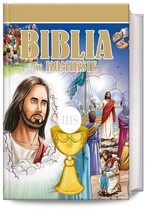 Biblia w komiksie - wydanie w obwolucie pierwszokomunijnej