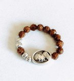 Pierścionek - Różaniec za kamieni piasek pustyni