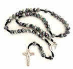 Różaniec kolorowy Medjugorie (kolorystyka czarna)