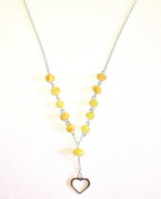 Naszyjnik srebrny 10 różańca z bursztynu mlecznego