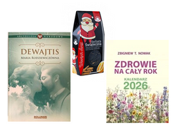 Zestaw  upominkowy nr 4 (Herbata świąteczna + książka + Terminarz 2026 rok)
