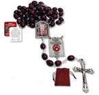 Różaniec św. Józefa z pobłogosławioną lilią