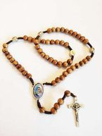 Różaniec benedyktyński Medjugorie (drewno oliwne)