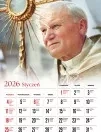 Kalendarz ścienny 2026r. - Św. Jan Paweł II