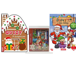 Zestaw świąteczny dla dzieci nr 5 (Puzzle + Quizy świąteczne + kolorowanka)