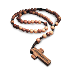 Różaniec z drewna oliwnego (Bethlehem)