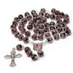Różaniec Św. Rity za szkła weneckiego