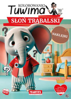 Słoń Trąbalski - kolorowanka z naklejkami Tuwima