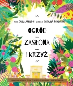 Ogród, zasłona i krzyż
