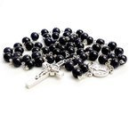 Różaniec z kamieni Noc Kairu ze Św. Benedyktem