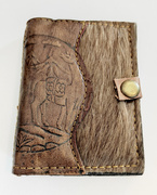 Notes mini z manty i skóry - Peru